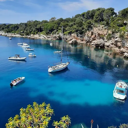 Sun-beach Avec Parking Et Jardin - 500m Des Plages De Juan Les Pins Апартаменты